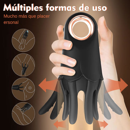 EnduroOcto – Vibrador de pene con 7 modos de vibración, masturbador y dispositivo de entrenamiento para hombres