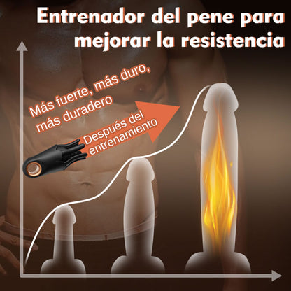 EnduroOcto – Vibrador de pene con 7 modos de vibración, masturbador y dispositivo de entrenamiento para hombres