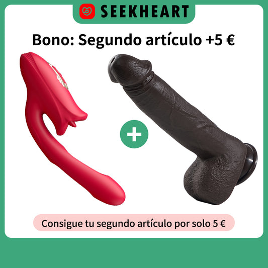 Vibrador + consolador súper explosivos, combo popular, oferta por tiempo limitado