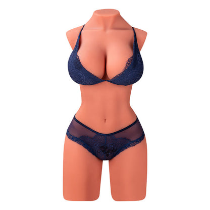 Catherine-beach supermodelo pechos grandes muñeca sexual sexy de medio cuerpo de doble canal