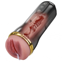 5 Chupar 10 Vibrador Vagina Simulada Entrada Masturbación Masculina Copas