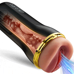 【Los más vendidos del Viernes Negro】5 Chupar 10 Vibrador Vagina Simulada Entrada Masturbación Masculina Copas