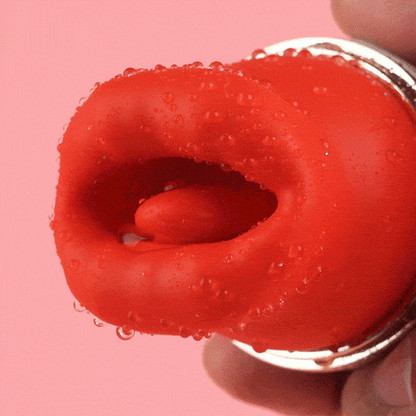 Vibrador Clitorial Boca y Lengua 4 en 1 Lamer, Morder, Succionar y Vibrar