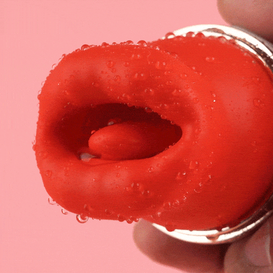 Vibrador Clitorial Boca y Lengua 4 en 1 Lamer, Morder, Succionar y Vibrar