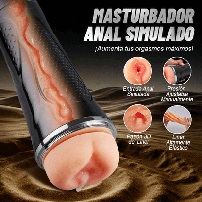 Anal Bliss Pro-Masturbador Masculino Entrada Anal Apretón Manual