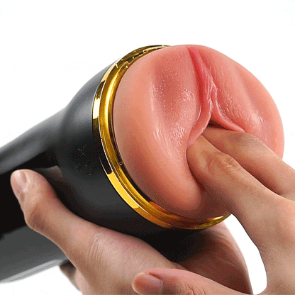 【¡Envío gratis por tiempo limitado!】Captain - 5 Chupar 10 Vibrador Vagina Simulada Entrada Masturbación Masculina Copas