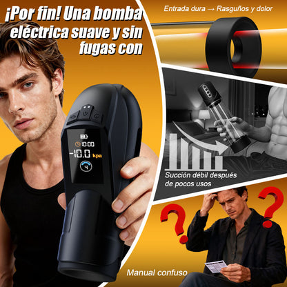 Ravish - Manga similar a la carne, succión de larga duración, guía clara, masturbador automático masculino