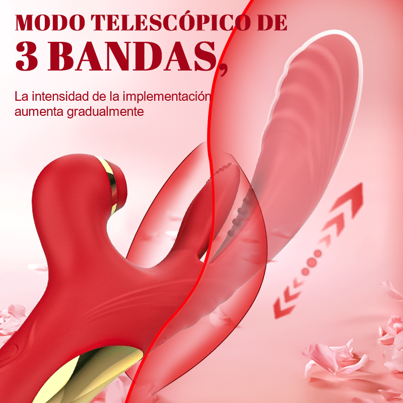 Reverie - 3 Empuje y vibración 7 Chupar 10 Golpecitos Punto G Vibrador