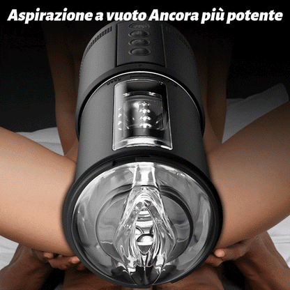 【Envío gratis】Eder 5 Chupar 5 Telescópico 10 Vibrador Sexo Oral Copa de Masturbación