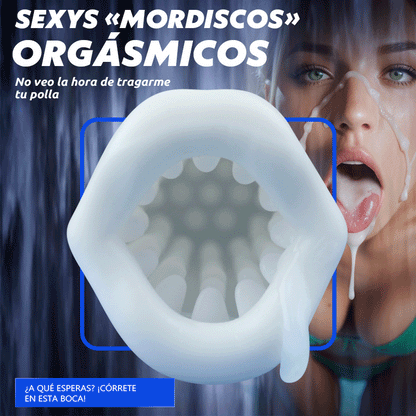 Tornado 3.0 - Masturbador analógico de doble motor para sexo oral 7 vibraciones 5 retracciones 5 rotaciones