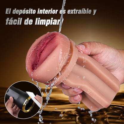 【¡Envío gratis por tiempo limitado!】Captain - 5 Chupar 10 Vibrador Vagina Simulada Entrada Masturbación Masculina Copas