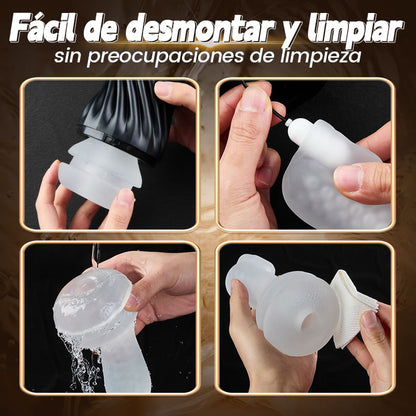 Gasvortex - Modos de succión y vibración de 7 frecuencias, carcasa giratoria y retorcida, masturbador masculino