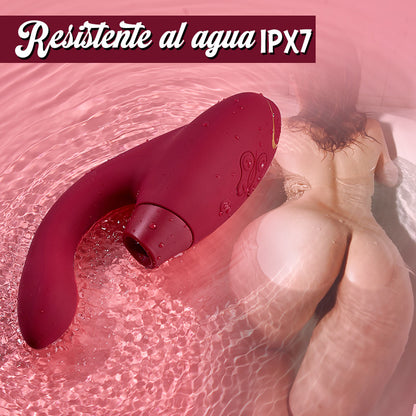Womanizer Insideout – Vibrador de succión del punto G, diseño ergonómico, rojo
