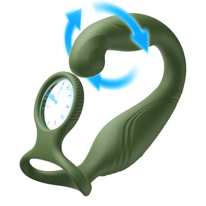 【Serie de Silicona Pro-Safety】Masajeador de próstata vibratorio para parejas y placer gay