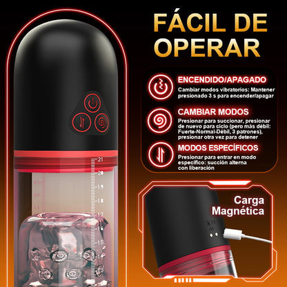 Automatisk penispump vibration 3 sug 9 vibration S-HANDE