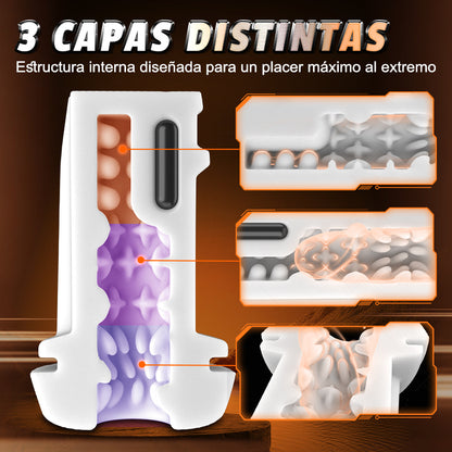 Evolution-8 Succionador 10 Vibrador One Touch Orgasmo Masturbador Digital al Vacío