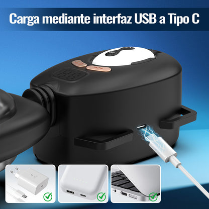 AssistPro-9 Estiramiento 9 Cinturón vibratorio Masturbador portátil