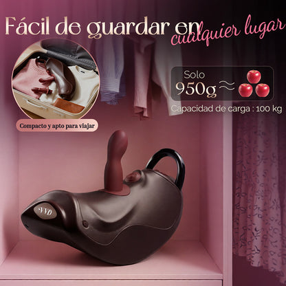 Máquina Sexual VVD Rider Air con Pistón, Doble Vibración y Accesorios | Manos Libres