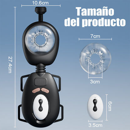 AssistPro-9 Estiramiento 9 Cinturón vibratorio Masturbador portátil