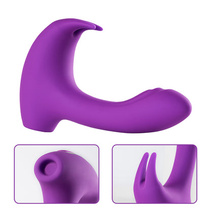 Vibrador Conejito Chupador 3 en 1