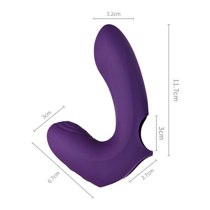 Vibrador de dedo 10 vibraciones 10 pulsos