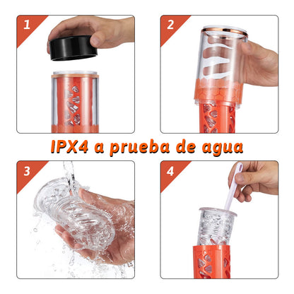 MASTER 6 Hands-Free Telescopic Masturbation Cup
